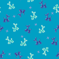 Ruby Star Society - Eye Candy - Balloon Animal Cerulean Fabric