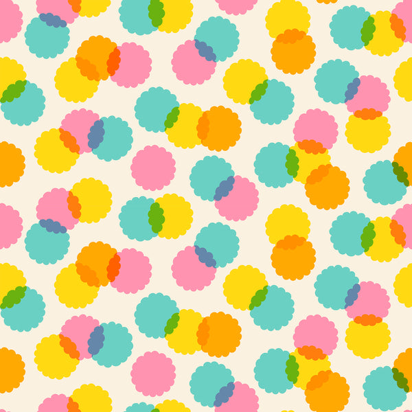 Ruby Star Society - Eye Candy - Puffs Natural Fabric