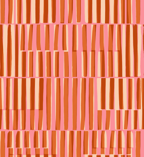 Ruby Star Society - Geometry - Ladders Sorbet Fabric