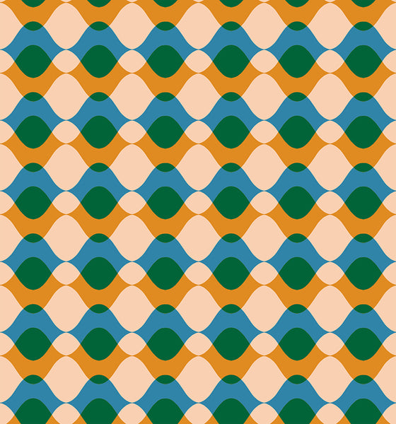 Ruby Star Society - Geometry - Ripple Turmeric Fabric