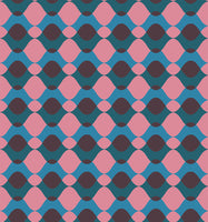 Ruby Star Society - Geometry - Ripple Eggplant Fabric