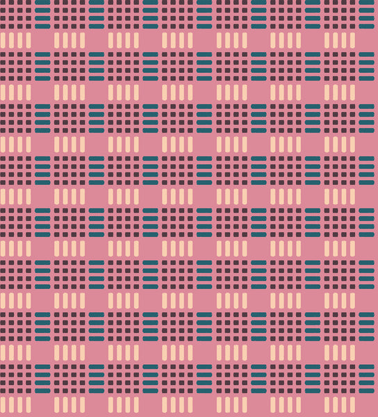 Ruby Star Society - Geometry - Parallel Plum Fabric