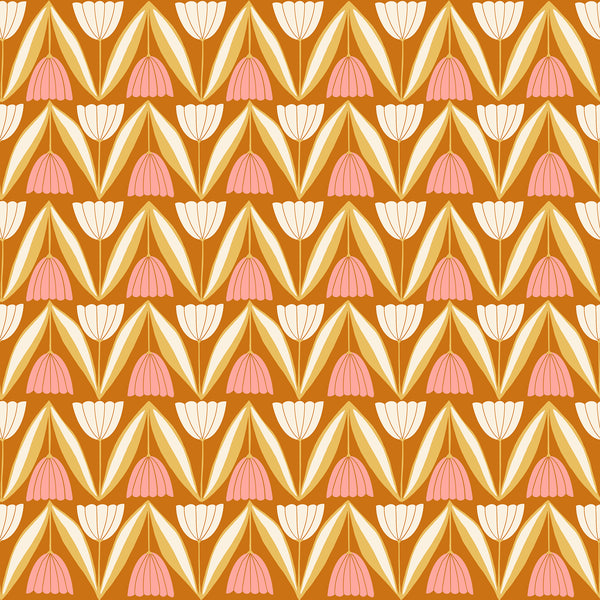Ruby Star Society - Endpaper - Tulips Saddle Fabric