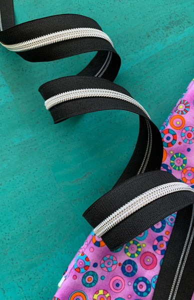 Sassafras Lane Designs - Zipper Black w/ Nickel teeth - 3 yrds #5