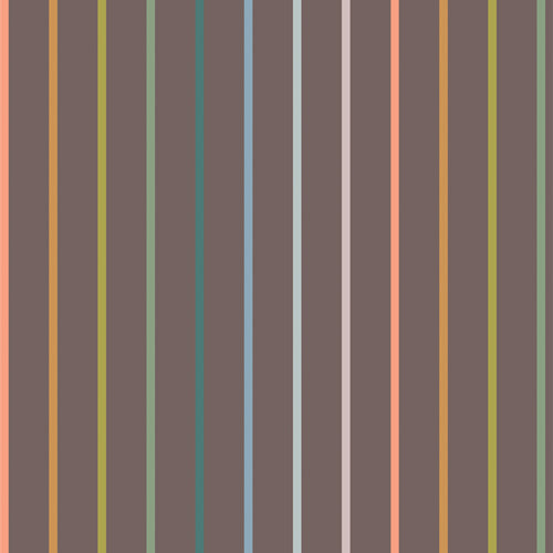 Art Gallery Fabrics - Slow Summer - Tiny Stripe Driftwood Fabric