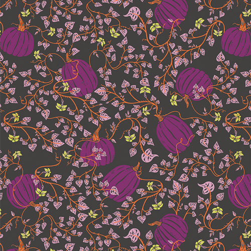 Art Gallery Fabrics - Spooky 'N Witchy - Pumpkin Patch Deep Fabric
