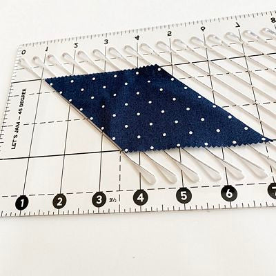 Sewing By Sarah - Gruuvy Let's Jam 45 Degree Triangle Ruler