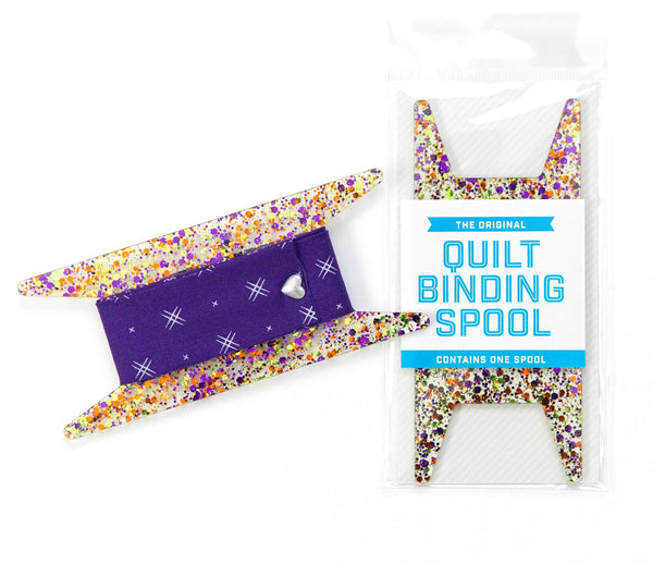 Stitch Supply Co. - Glitter Binding Spool Purple, Orange & Lime