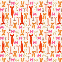 Dear Stella - Holly Jolly - Ribbons Dew Fabric