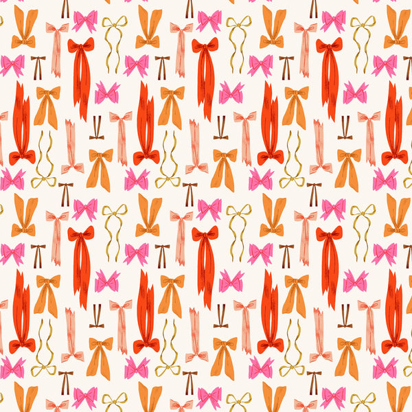 Dear Stella - Holly Jolly - Ribbons Dew Fabric
