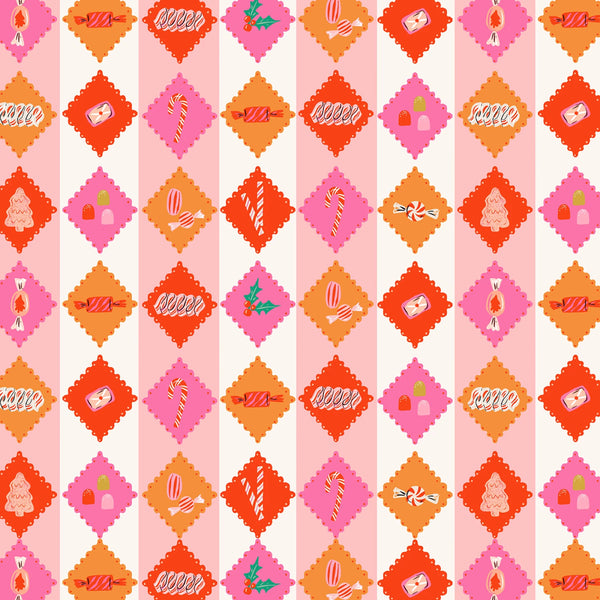 Dear Stella - Holly Jolly - Holiday Treats Multi Fabric