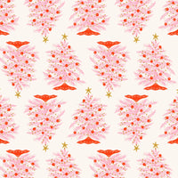 Dear Stella - Holly Jolly - Christmas Trees Dew Fabric