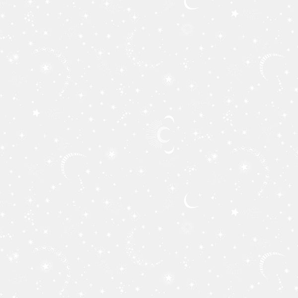 Dear Stella - Monochrome - Nightfall White Fabric