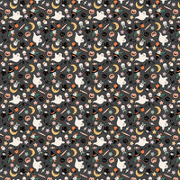 Poppie Cotton - Sweet Tooth - Treats Black Fabric