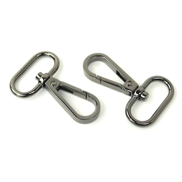 Sallie Tomato - Gunmetal 1in Swivel Hooks (2 ct)