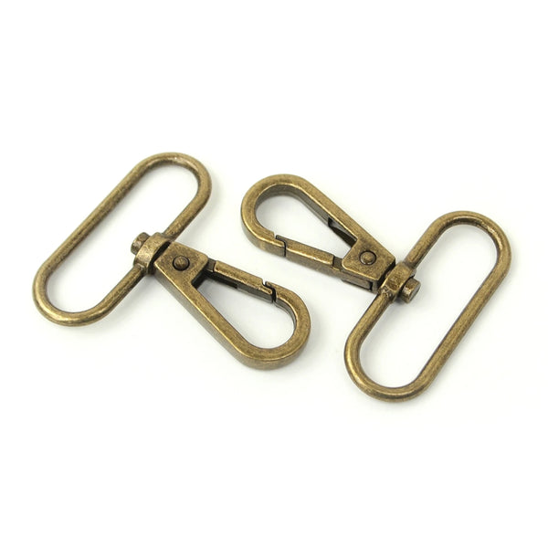 Sallie Tomato - Antique Gold 1.5in Swivel Hooks (2 ct)