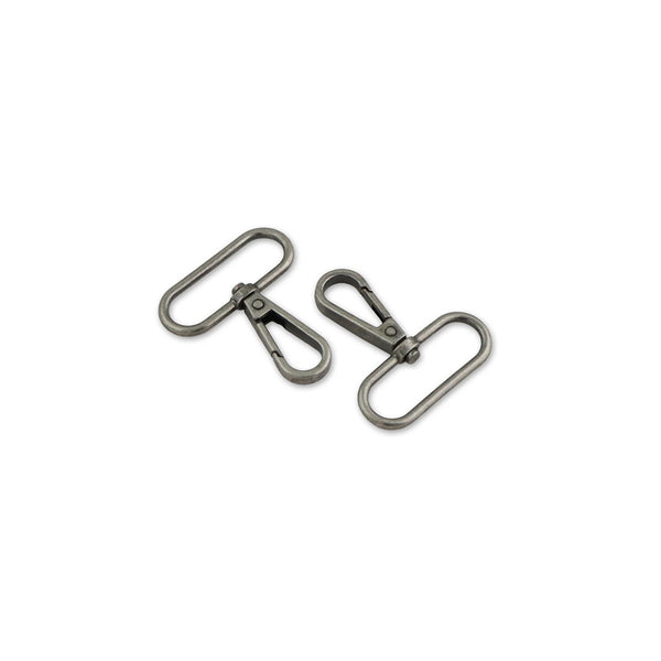 Sallie Tomato - Antique Nickel 1.5in Swivel Hooks (2 ct)