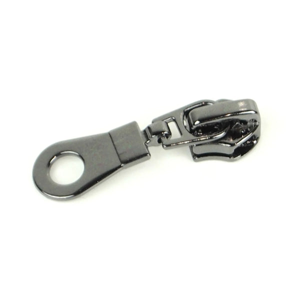 Sallie Tomato - Donut Zipper Pulls - Gunmetal (4 ct)