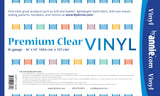 By Annie - Premium Clear Vinyl - 16" x 54"