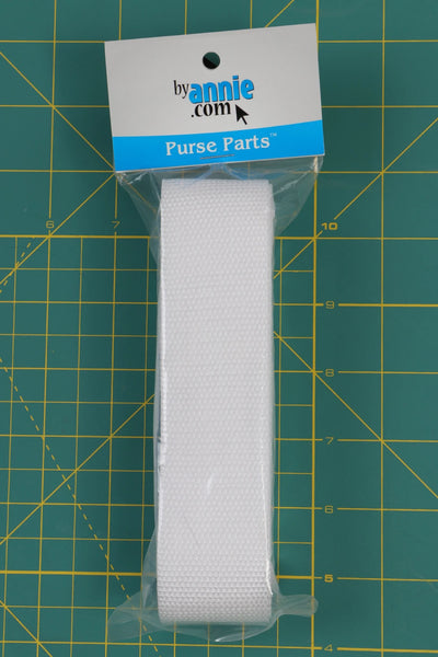 By Annie - Strapping 1.5" by 3 yards - White