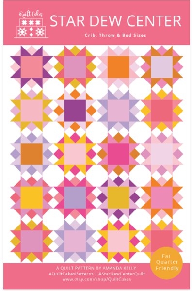 Quilt Cakes - Star Dew Center Quilt - Paper Pattern
