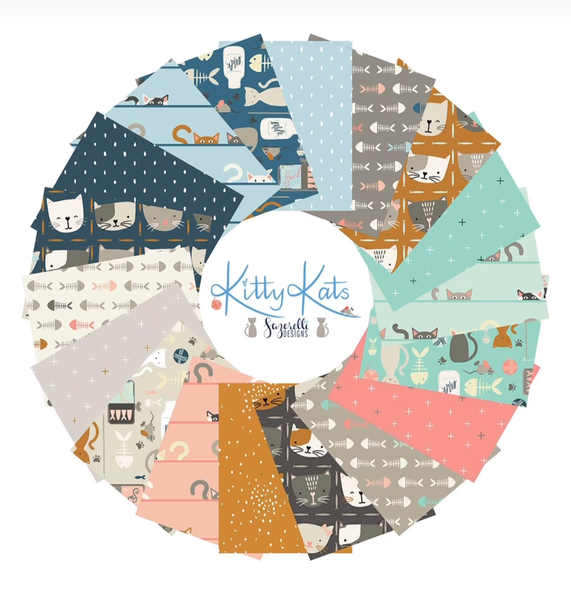 Cotton + Steel - Kitty Kats - Fat Quarter Bundle