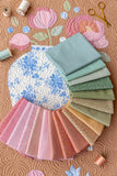 Pre-Order Tilda - Something Blue Appliqué Flowers Fat Eight Bundle