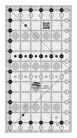 Creative Grids - 6.5 inch x 12.5 inch Quilt Ruler