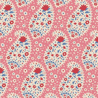 Tilda - Jubilee -  Teardrop Pink Fabric