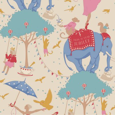 Tilda - Jubilee -  Circus Life Jubilee Creme Fabric