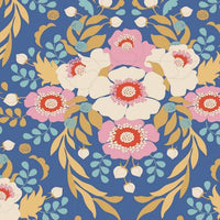 Tilda - Jubilee -  Anemone Blue Fabric