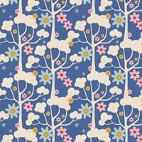 Tilda - Jubilee -  Wildgarden Blue Fabric