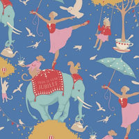 Tilda - Jubilee -  Circus Life Jubilee Blue Fabric