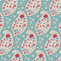 Tilda - Jubilee -  Teardrop Teal Fabric