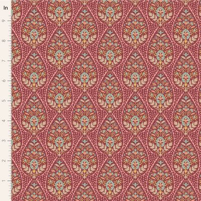 Tilda - Sanctuary - Adina Maroon Fabric