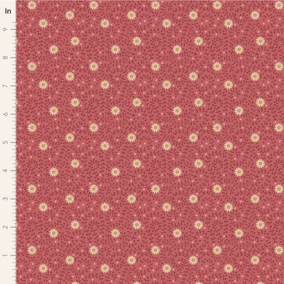 Tilda - Sanctuary - Daisydream Rhubarb Fabric