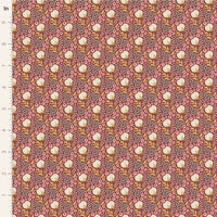 Tilda - Sanctuary - Cottonfield Maroon Fabric