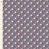 Tilda - Sanctuary - Cottonfield Eggplant Fabric