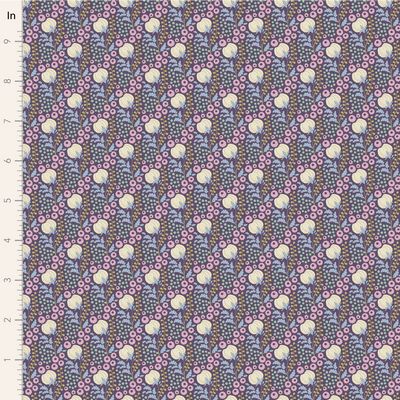 Tilda - Sanctuary - Cottonfield Eggplant Fabric