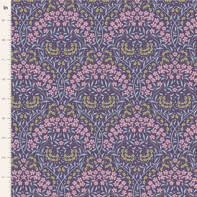 Tilda - Sanctuary - Larissa Eggplant Fabric