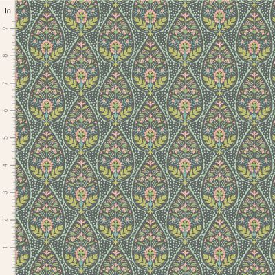 Tilda - Sanctuary - Adina Grey Green Fabric