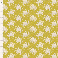 Tilda - Sunday Brunch - White Flower Sour Yellow Fabric