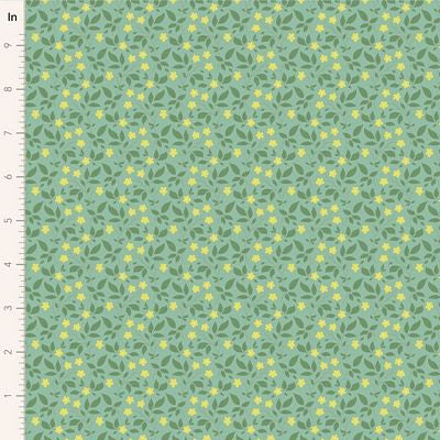 Tilda - Sunday Brunch - Tipsy Blender Teal Fabric