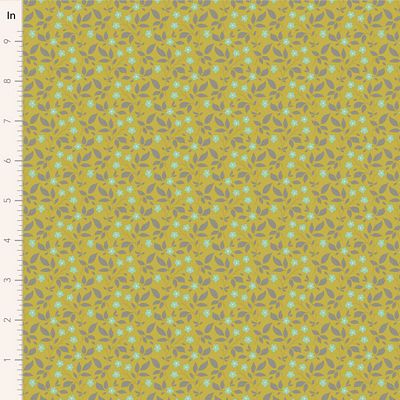Tilda - Sunday Brunch - Tipsy Blender Sour Yellow Fabric