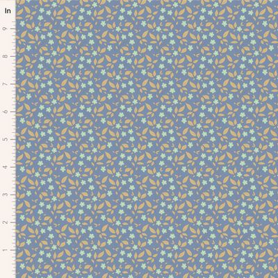 Tilda - Sunday Brunch - Tipsy Blender Blue Fabric