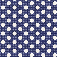 Tilda - Medium Dots -  Night Blue Fabric