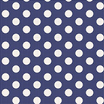 Tilda - Medium Dots -  Night Blue Fabric