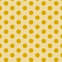 Tilda - Medium Dots - Flaxen Yellow Fabric