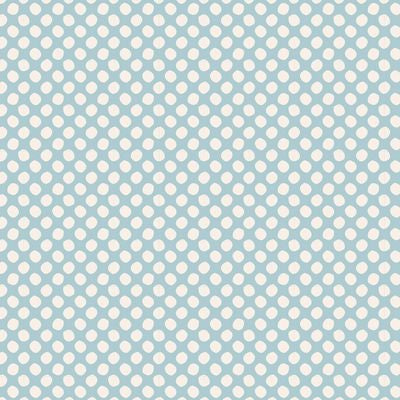 Tilda - Basic Classics - Paint Dots Lt. Blue Fabric