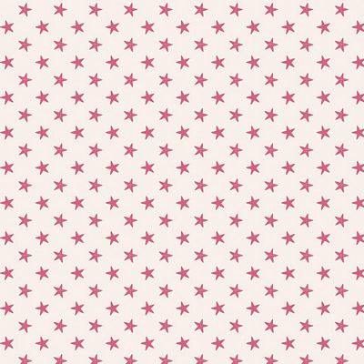 Tilda - Basic Classics - Tiny Star Pink Fabric